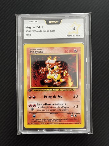 Carte pokémon magmar 102 - carte, 36/102