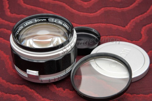 Canon lens 50mm - f1.2, l39