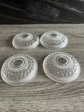 4  bobèches percées bassin