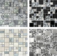 Inox Verre Pierre Naturelle Carrelage Mosaïque Wandmosaik Carrelage
