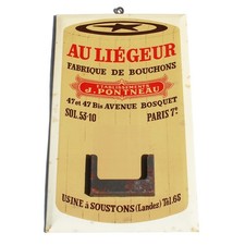 Ancienne plaque / glaçoïde