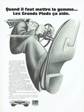1968 Advertising 0122 Advertising 0122 Tires Uniroyal Big Feet It Helps 