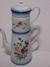 cafetière émaillée  tôle