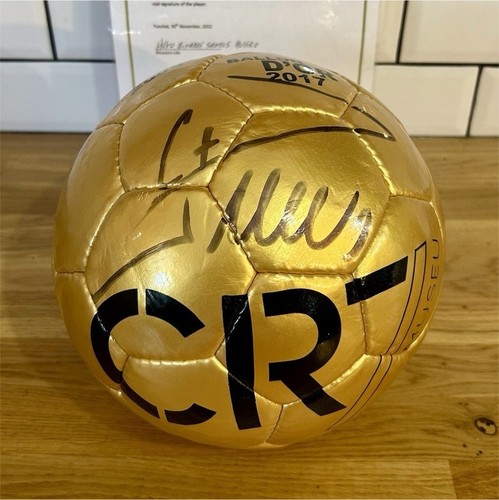 Cr7 ballon football doré - ballon,