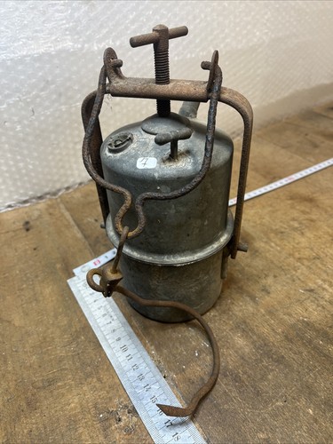 Lampe mineur ancienne - lampe,