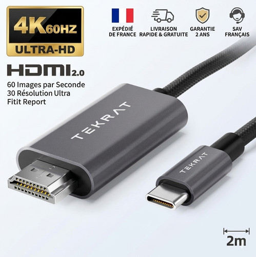 Câble adaptateur usb vers - adaptateur, usb-c
