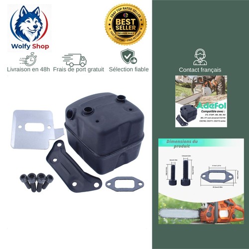 Kit pot échappement - pot,
