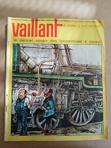 Vaillant octobre 1964 train - vaillant,