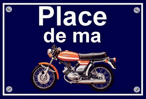 Plaque place de - de, ma