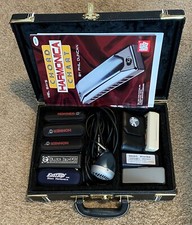HARMONICA ATTACHE CASE WITH MICROPHONE  W/CABLE AND 6 HARMONICAS AND MORE