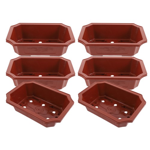 Pcs pot fleur plastique - 6,