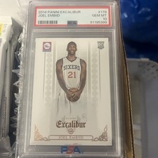 2014-15 Panini Excalibur Joel Embiid Rookie PSA 10