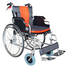 KEROS fauteuil roulant manuel pliable aluminium pour personne agé ou handicapée