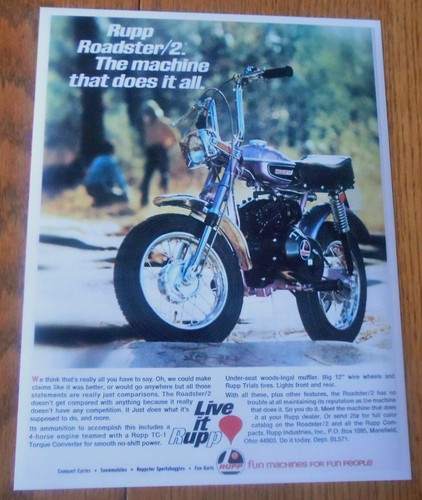 1971 rupp roadster vintage - rupp,
