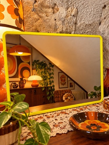 Miroir barbier vintage - miroir,