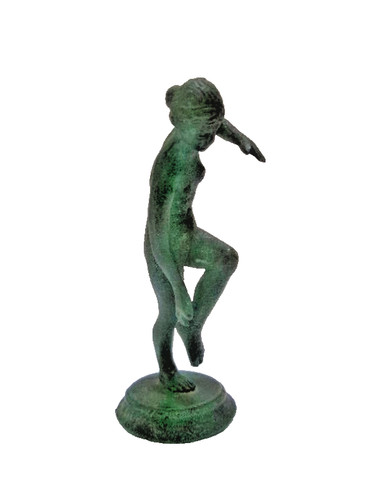 Statuette bronze patiné - en,