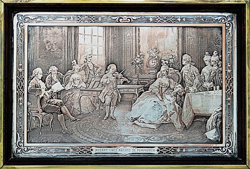 Plaque cuivre gravée - cuivre,