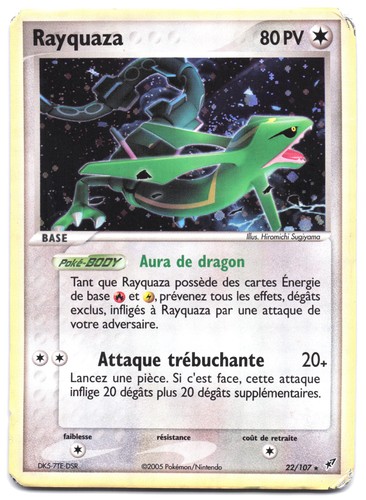 Carte pokémon rayquaza 107 - pokémon,