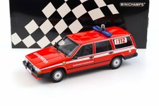 1:18 Minichamps Volvo 740 GL Break 1986 Pompier Grobbendonk POMPIER Rouge