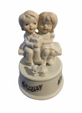 Vintage Porcelain Music Box -