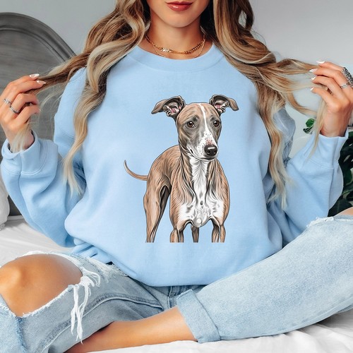 Sweat shirt whippet dog lovers - dog,