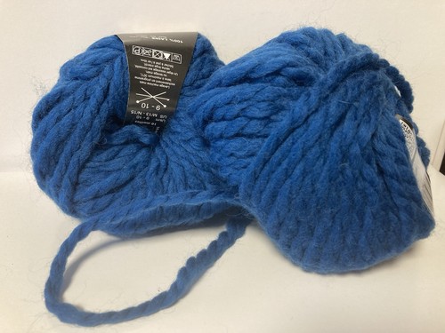 Lot pelotes laine bleu - 5,