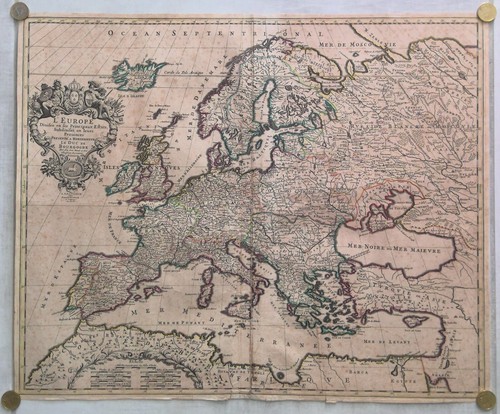 Rare tres ancienne carte - tres,