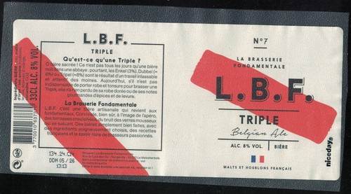 France beer label la - beer,
