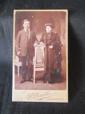 PHOTO CDV Couple Auguste CARLES - photo BARTHE DECAZEVILLE