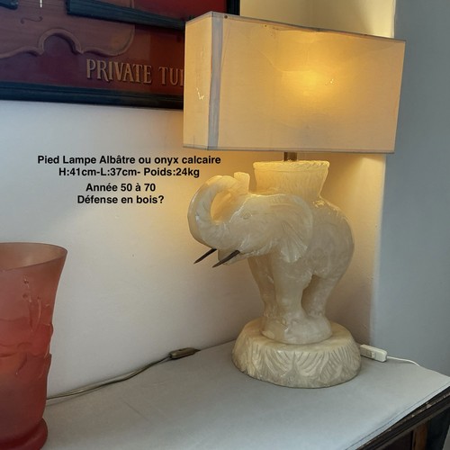 Grand pied lampe eléphant - grand,