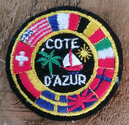 écusson ancien brodé côte - Écusson,