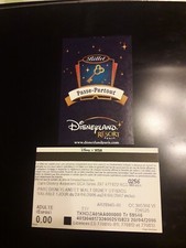 Euro pass Disney Disneyland internet mat back PARAGON 2007 VF