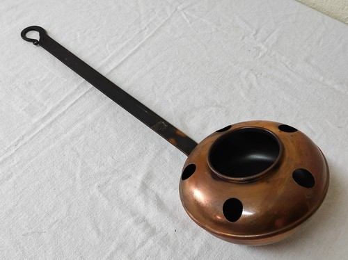 Bassinoire cuivre chauffe - bassinoire,
