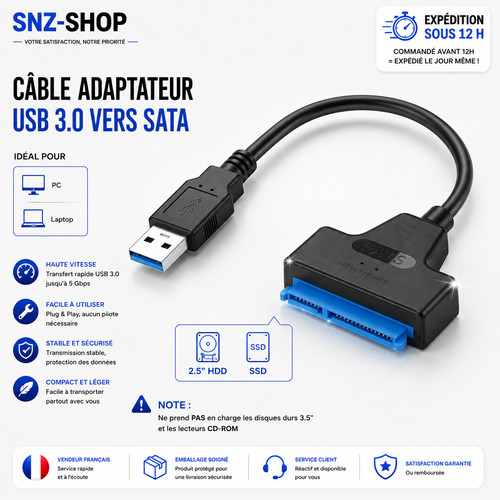 Adaptateur sata vers usb 0 - adaptateur,