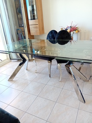 Table verre salle - en,
