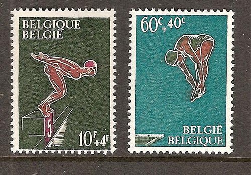 Belgium b791 mnh swimming - #,
