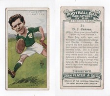 1926 John Player & Sons Footballers Caricatures by RIP #31 Cigarette Card