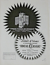 ADVERTISEMENT 1932 IDEAL CLASSIC CENTRAL HEATING C° NATIONALE DES RADIATEURS