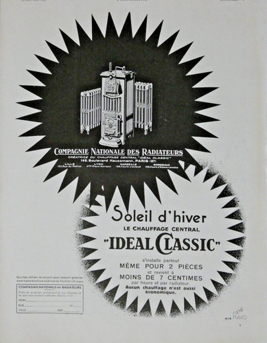 Publicité 1932 ideal - publicitÉ,