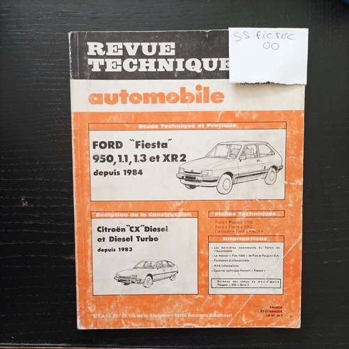 Revue technique ford fiesta - revue,