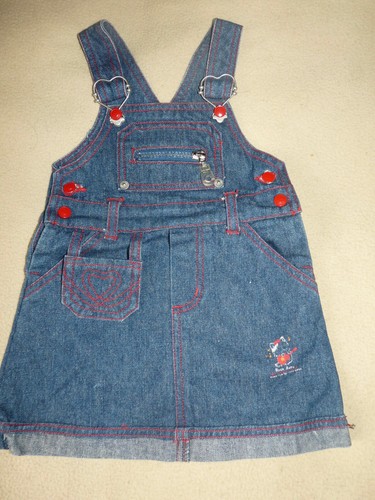 Robe jean bretelles pour - à,