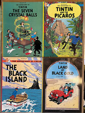 ADVENTURES OF TINTIN Lot of 4. Hergé. Little, Brown. English. EXCELLENT NM