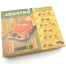 JOUSTRA 6 TRUCKS IN 1 ANTIQUE TOY TRUCK SET