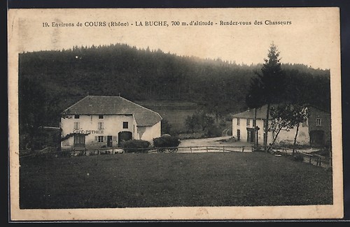 Cpa buche rhône - buche, /rhône