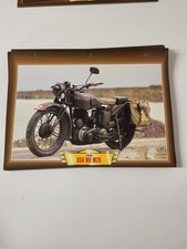 Bsa WD M20 1939 carte Fiche