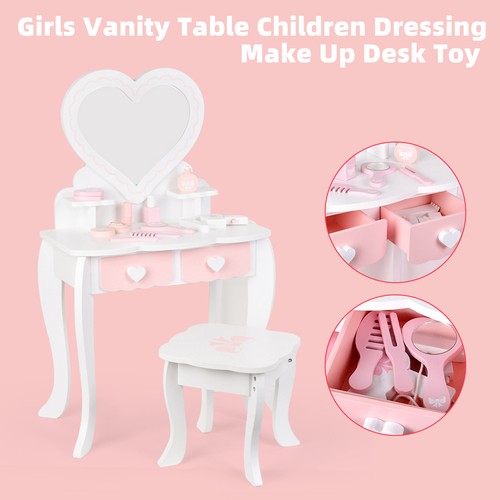 Coiffeuse pour enfants miroir - coiffeuse,