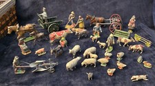 QUIRALU FRANCE LOT 39 JOUETS ANCIENS FERME ANNEES 1930