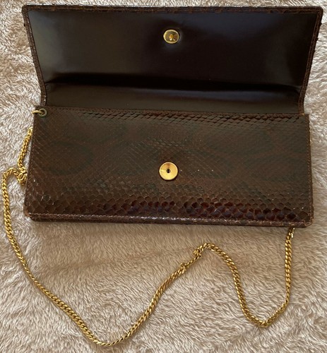 Sac clutch marron - sac, en