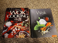 2 Wok HC - Cookbooks Creative Wok Cooking HCDJ 1976 & Wok NGV IKEA Illustrated