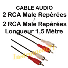 1 Câble 2 RCA Mâle vers 2